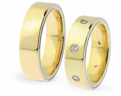 Capri Karikagyűrű párban 14K arany 20, 10 gr, cirkónia kõvel, CP11108