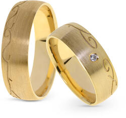 Capri Karikagyűrű párban 14K arany 11 gr, cirkónia kõvel, CP11649
