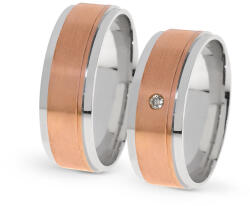 Capri Karikagyűrű párban 14K arany 14 gr, gyémánt kõvel , CP11657GY
