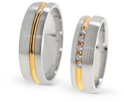 Capri Karikagyűrű párban 14K arany 13, 4 gr, gyémánt kõvel , CP11522GY