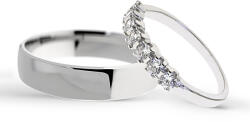 Capri Karikagyűrű párban 14K arany , gyémánt kõvel 0, 441 ct, CP11746GY