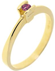 Capri Eljegyzési gyűrű 14K arany 2, 7 gr, rubin drága kõvel, CP11762