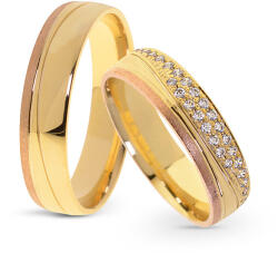 Capri Karikagyűrű párban 14K arany 8, 9 gr, cirkónia kõvel, CP11380