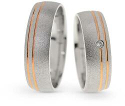 Capri Karikagyűrű párban 14K arany 11 gr, gyémánt kõvel , CP11538GY