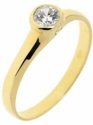 Capri Eljegyzési gyűrű 14K arany 2, 2 gr, cirkónia kõvel, CP11355