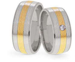 Capri Karikagyűrű párban 14K arany 19, 3 gr, gyémánt kõvel , CP11659GY