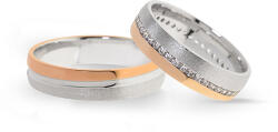 Capri Karikagyűrű párban 14K arany 9, 4 gr, gyémánt kõvel , CP11664GY