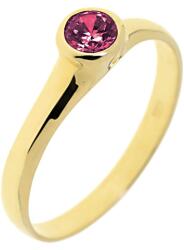 Capri Eljegyzési gyűrű 14K arany 2, 2 gr, rubin drága kõvel, CP11767
