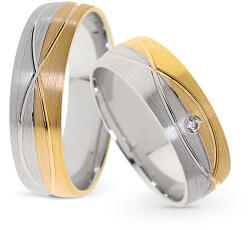 Capri Karikagyűrű párban 14K arany 11 gr, cirkónia kõvel, CP11447