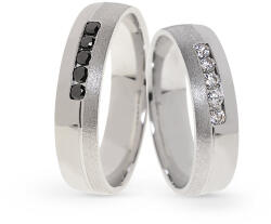 Capri Karikagyűrű párban 14K arany 9, 2 gr, gyémánt kõvel 0, 28 ct, CP11443GY