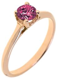 Capri Eljegyzési gyűrű 14K arany 2, 3 gr, rubin drága kõvel, CP11753