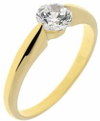 Capri Eljegyzési gyűrű 14K arany 3, 2 gr, gyémánt kõvel 0, 25 ct, CP11362GY