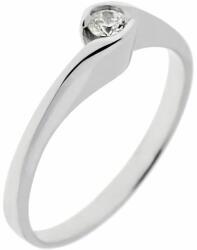 Capri Eljegyzési gyűrű 14K arany 2, 4 gr, gyémánt kõvel 0, 1 ct, CP11368GY