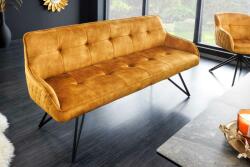 LuxD Design ülőpad Natasha 156 cm mustársárga bársony