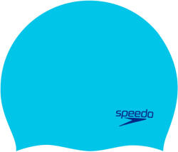 Speedo Plain Moulded Silicone Junior Cap Világos kék