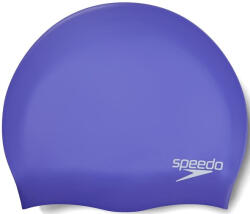 Speedo plain moulded silicone cap violet