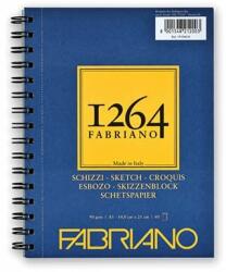 Fedrigoni 1264 rajz- és vázlattömb, 90 g - A5, oldalt spirálos