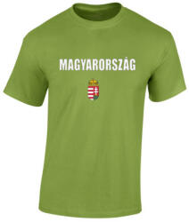  Magyarország póló felnőtt címeres zöld 2XL