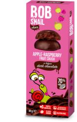 Bob Snail gyümölcs snack étcsokoládéban alma-málna 30 g - vital-max