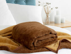 Goldea pătură din acril de calitate - maro/bej 150 x 200 cm Patura