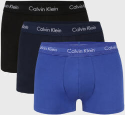 Calvin Klein 3PACK Boxeri Calvin Klein Cotton Stretch II albastru-negru XL