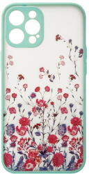 Carcasa Design Case compatibila cu iPhone 13 Pro Floral Blue (9145576253816)