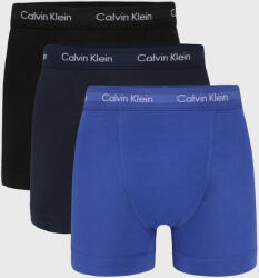 Calvin Klein 3PACK Boxeri Calvin Klein Cotton Stretch albastru-negru S