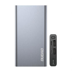 Dudao K5Pro Power Bank 10000mAh 2x USB, argint