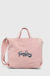 Tommy Jeans pamut táska rózsaszín - rózsaszín Univerzális méret