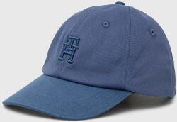 Tommy Hilfiger pamut baseball sapka sima - kék Univerzális méret - answear - 12 585 Ft