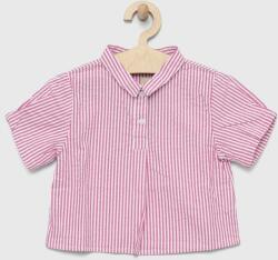 United Colors of Benetton gyerek ing pamutból rózsaszín - rózsaszín 82