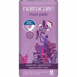 Natracare Maxi Pads Night 10 db