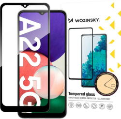 Wozinsky Sticla Securizata Full Body Super Tough Full Glue Negru SAMSUNG Galaxy A22 5G - vexio