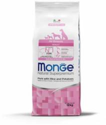 Monge Monge Dog Adult All Breads Natural Superpremium cu Porc, Orez si Cartofi, 12 kg