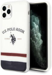 U. S. Polo Assn Husa US Polo USHCN65PCSTRB iPhone 11 Pro Max biały/white Tricolor Pattern Collection - vexio