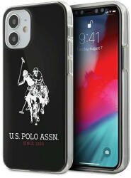 U. S. Polo Assn Husa US Polo USHCP12STPUHRBK iPhone 12 mini 5, 4" Negru/black Shiny Big Logo - vexio