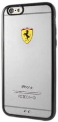 Ferrari Husa Ferrari Hardcase FEHCP6BK iPhone 6/6S racing shield transparent black - vexio
