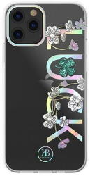 Kingxbar Husa Kingxbar Lucky Series case decorated with original Swarovski crystals iPhone 12 mini transparent (Luck) - vexio