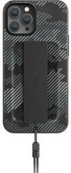 Uniq Husa UNIQ etui Heldro iPhone 12/12 Pro 6, 1" Negru moro/charcoal camo Antimicrobial - vexio