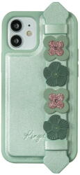 Kingxbar Husa Kingxbar Sweet Series case decorated with original Swarovski crystals iPhone 12 Pro / iPhone 12 green - vexio