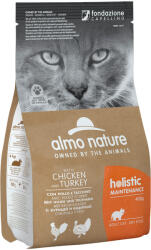 Almo Nature 2x400g Almo Nature Holistic Maintenance csirke & pulyka száraz macskatáp