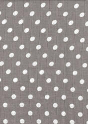  Mintás textil pelenka 1db-os - szürke pöttyös - babyshopkaposvar