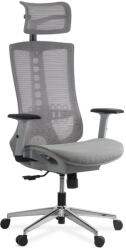  Scaun de birou ergonomic cu suport lombar si cotiere reglabile SYYT 9510 gri