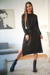Victoria Moda Midi ruha - Fekete - S/M/L