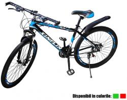  Bicicleta sport, ghidon coarne, aparatoare fata/spate, roti 26 inch, diverse culori RB31180