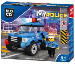 Klocki BLOCKI Joc constructie Masina de politie pentru patrulare, Blocki RB29843