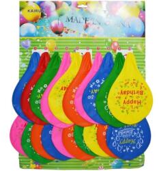  Baloane mari Happy Birthday, pe placa, diverse modele, 20 buc/set RB14783 (RB14783)