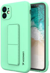 Wozinsky Husa Wozinsky Kickstand Case silicone case with stand for iPhone 12 Pro mint - pcone