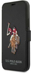 U. S. Polo Assn Husa US Polo USFLBKP12LPUGFLBK iPhone 12 Pro Max 6, 7" Negru/black book Polo Embroidery Collection - pcone