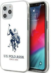 U. S. Polo Assn Husa US Polo USHCP12LTPUHRWH iPhone 12 Pro Max 6, 7" biały/white Shiny Big Logo - pcone